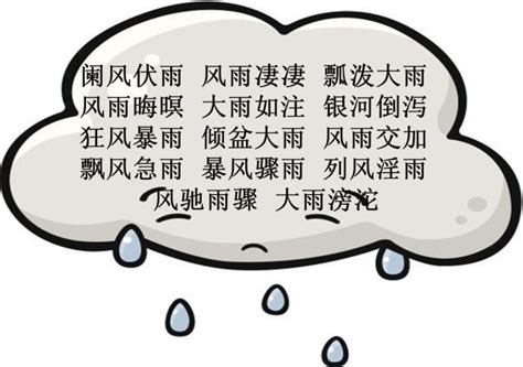 雨大|形容雨很大的成语,形容雨很大的四字成语有哪些